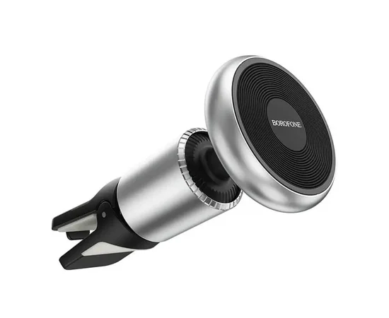 Автодержатель Borofone BH47 Cool move air outlet magnetic (extended version) Black / Silver
