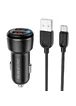 АЗУ Borofone BZ17 QC3.0 (2USB/3A) + MicroUSB Черный
