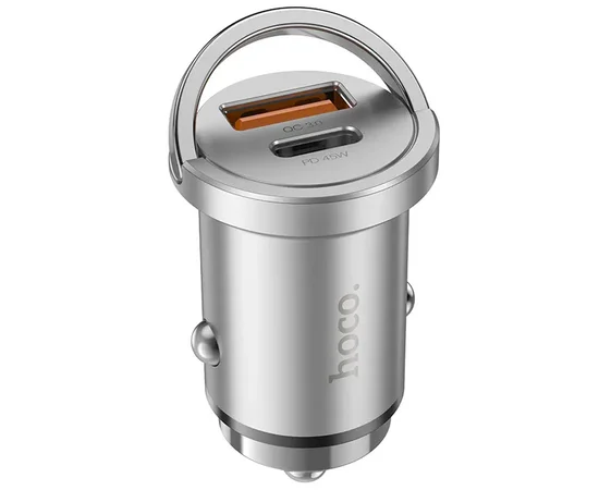 АЗУ Hoco NZ10 Handy PD45W+QC3.0 Silver