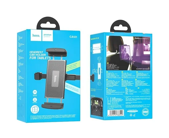 Автодержатель Hoco CA121 Prospering на подголовник Black