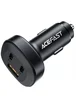 АЗУ Acefast B3 66W(USB-C+USB-C+USB-A) three-port metal car charger Black