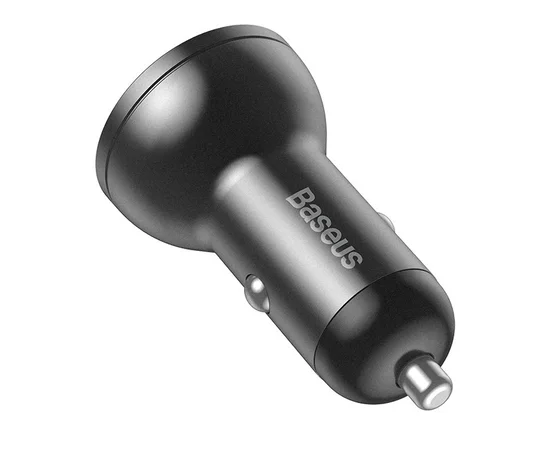 АЗУ Baseus Digital Display Dual USB 4.8A Car Charger 24W tarnish