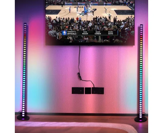 Підлогова кутова LED лампа RGB Magic 2 Bluetooth USB with app Black