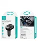 АЗУ Usams US-CC143 C25 50W 2A+C 3 Ports Digital Display Wireless FM Car Charger Черный