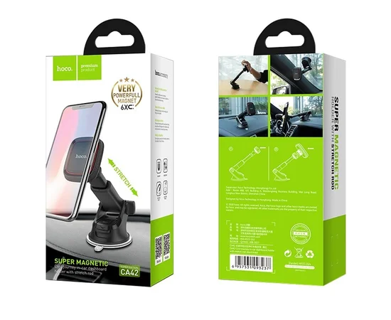 Автодержатель Hoco CA42 магнитный Черно - красный