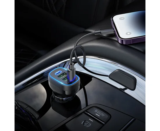 АЗУ Hoco NZ11 Guide PD72W (2Type-C/2USB) Black