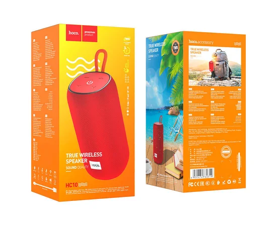 Bluetooth Колонка Hoco HC10 Sonar sports Red