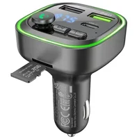 АЗУ FM модулятор Borofone BC48 Black