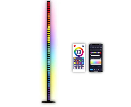Підлогова кутова LED лампа RGB Magic 2 Bluetooth USB with app Black