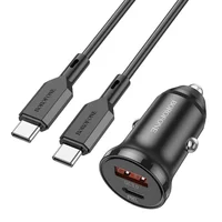 АЗУ Borofone BZ18A PD20W+QC3.0 + Type-C to Type-C Чорний