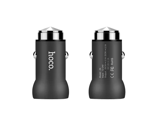 АЗУ Hoco Z4 (1USB 2.4A) Черный