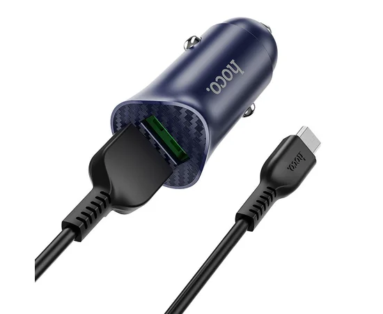 АЗУ Hoco Z39 QC3.0 (2USB) + MicroUSB Синий