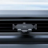 Автоутримувач Baseus Stable Gravitational Car Mount Lite (Air Outlet Version) (SUWX01) Чорний