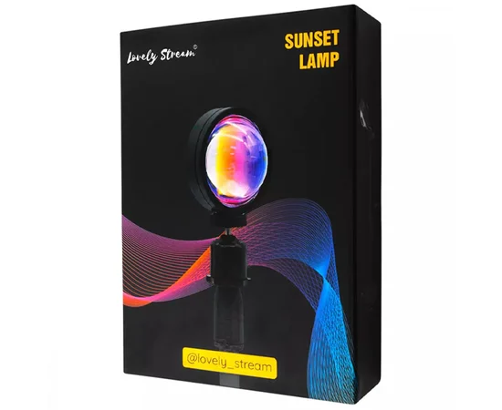 Лампа SunSet Lovely Stream RGB Черный