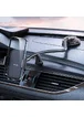 Автодержатель Usams US-ZJ065 Car Center Console Retractable Phone Holder (Adjustable Gooseneck) Black