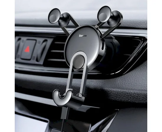 Автодержатель Baseus YY Vehicle-Mounted with Lightning Cable Black