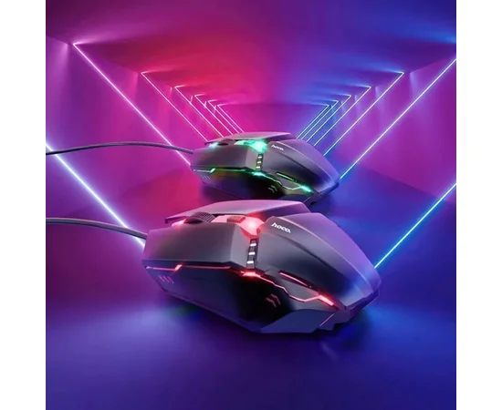 Ігрова клавіатура + миша Hoco GM18 Luminous Black