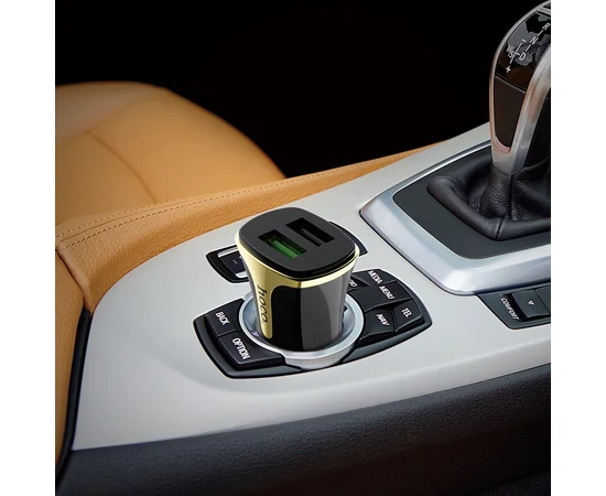 АЗУ Hoco Z31 QC3.0 (2USB/3.4A) + lightning Черный