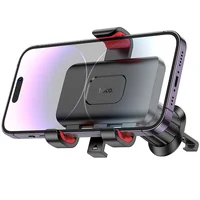 Автотримач Hoco H21 Dragon автоматичний clamp (air outlet) Red and black