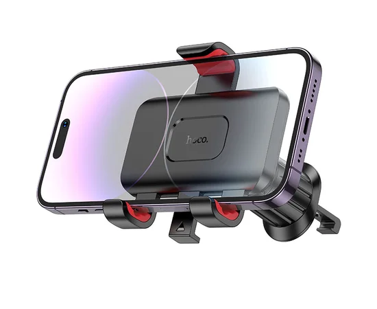 Автодержатель Hoco H21 Dragon automatic clamp (air outlet) Red and black