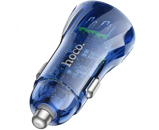 АЗУ Hoco Z47 Transparent Discovery Edition QC3.0 Transparent blue