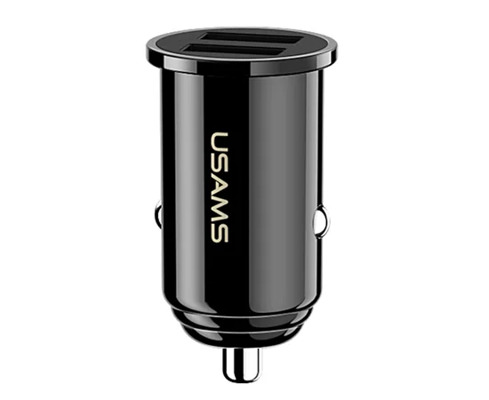 АЗП Usams US-CC055 C8 3.1A Dual USB Чорний
