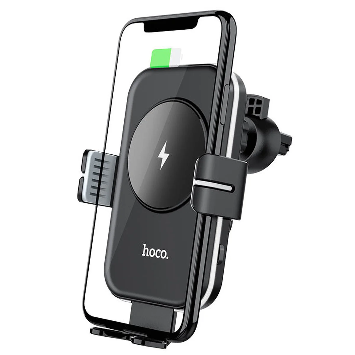 Автодержатель с БЗУ Hoco CA80 Черный