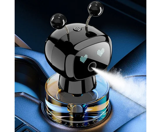 Ароматизатор/освіжувач повітря в машину Smart Robot in Love Black