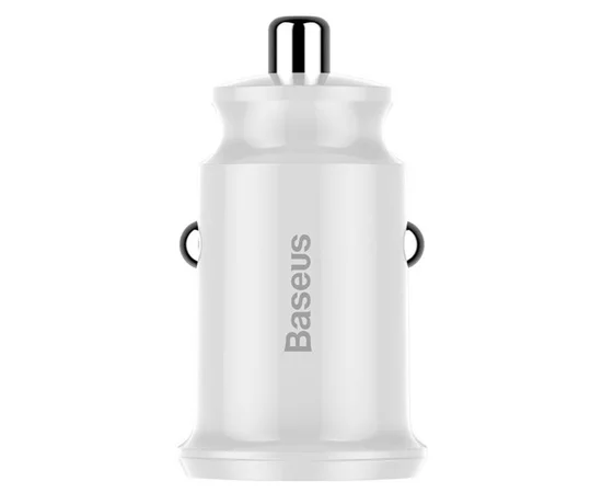 АЗП Baseus Grain (2USB 3.1A) Білий