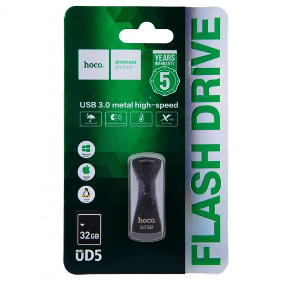 Флеш накопичувач USB 3.0 Hoco UD5 32GB Сірий