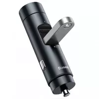 АЗП Baseus Energy Column Bluetooth FM Launcher PPS 2USB Сірий