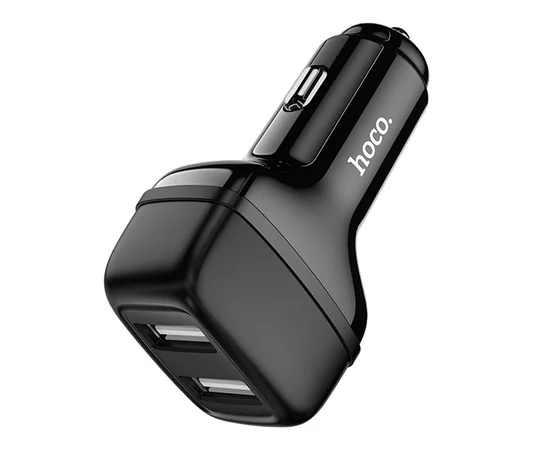 АЗП Hoco Z36 (2USB / 2.4A) Чорний