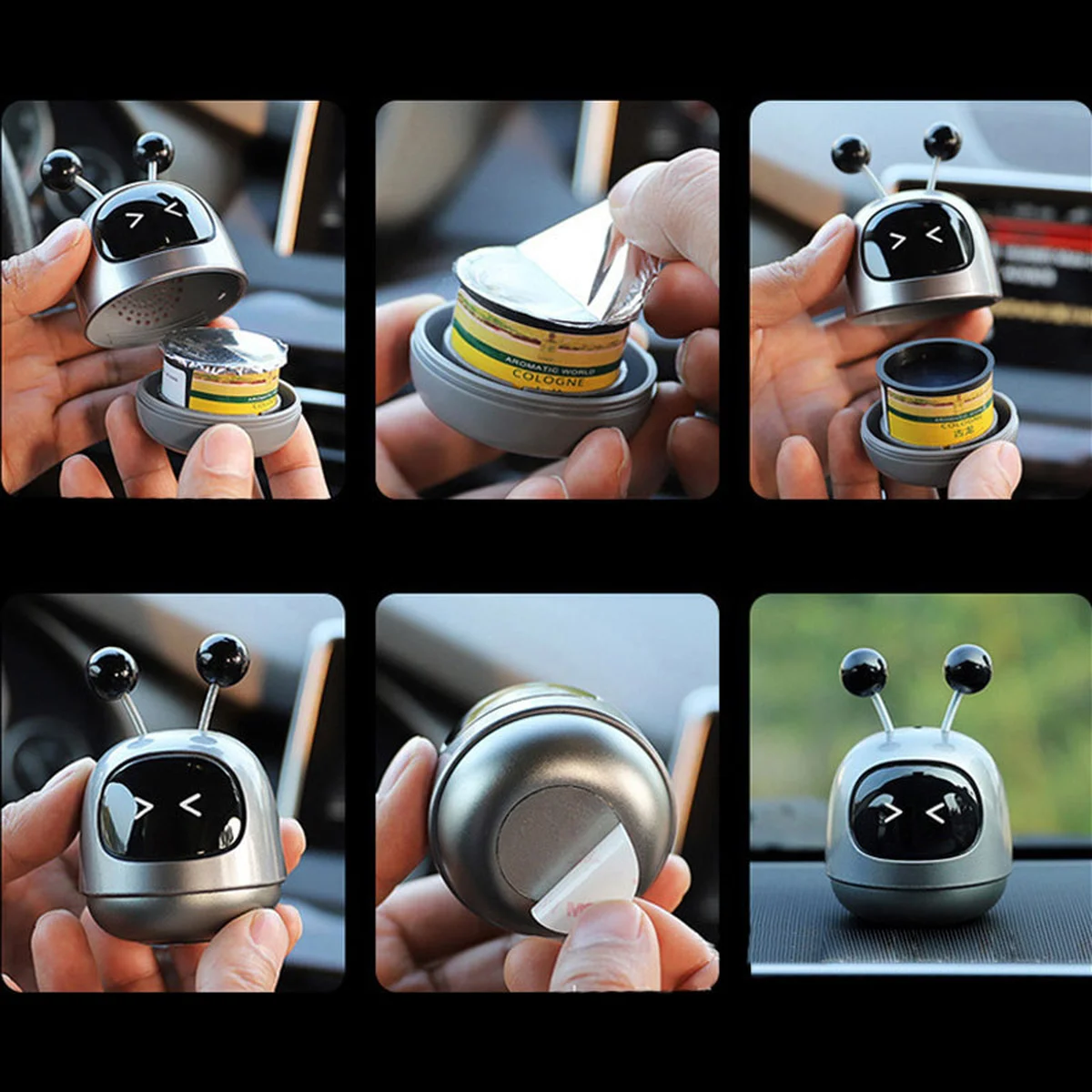 Ароматизатор в машину Little Robot Gray