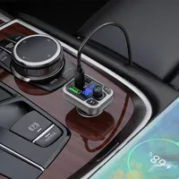 АЗУ FM модулятор Borofone BC38 Flash Energy PD20W+QC3.0 Черный