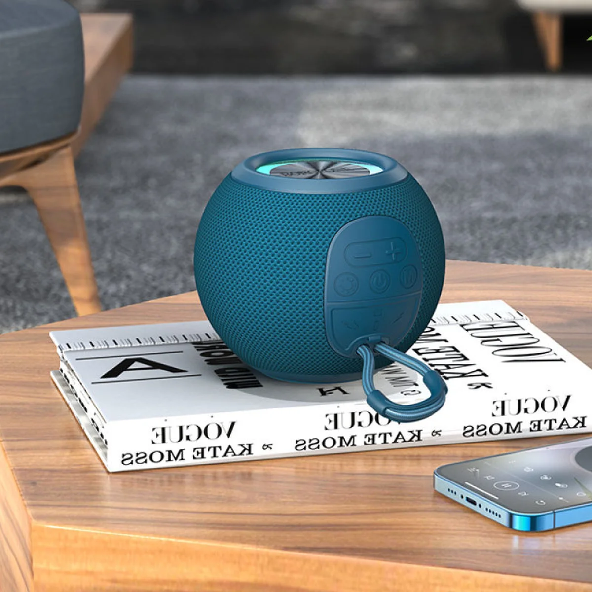 Bluetooth Колонка Borofone BR23 Sound ripple sports Dark blue