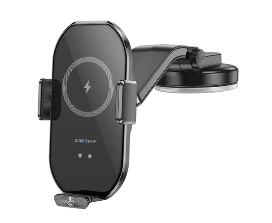 Автотримач із БЗУ Borofone BH206 Wireless Charging Car Чорний
