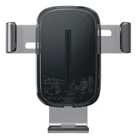 Автодержатель з БЗУ Baseus Explore Gravity Car Mount 15W Чорний