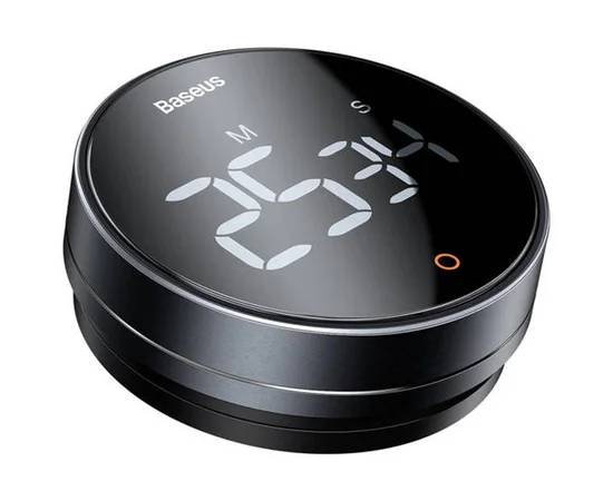 Електронний таймер Baseus heyo rotation countdown timer Pro (FMDS000013) Dark Gray