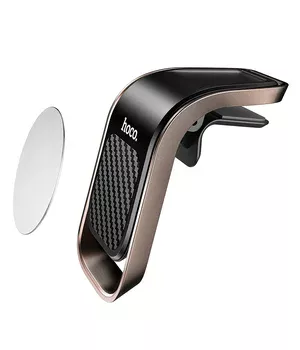 Автодержатель Hoco CA74 магнітний Чорно - сталевий