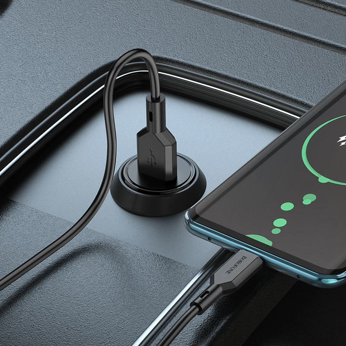 АЗУ Borofone BZ18 QC3.0 + Type-C Черный