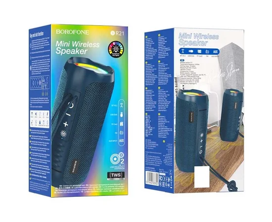 Bluetooth Колонка Borofone BR21 Navy Blue
