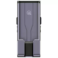 Автодержатель USAMS US-ZJ060 Metal Retractable Gravity Серый