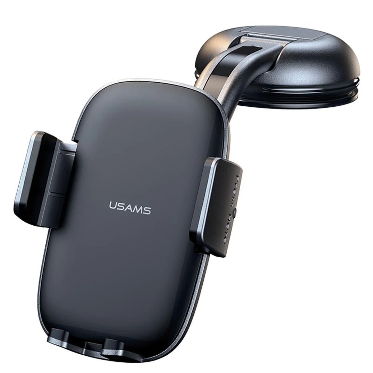 Автоутримувач Usams US-ZJ063 Car Center Console Retractable Phone Holder Чорний