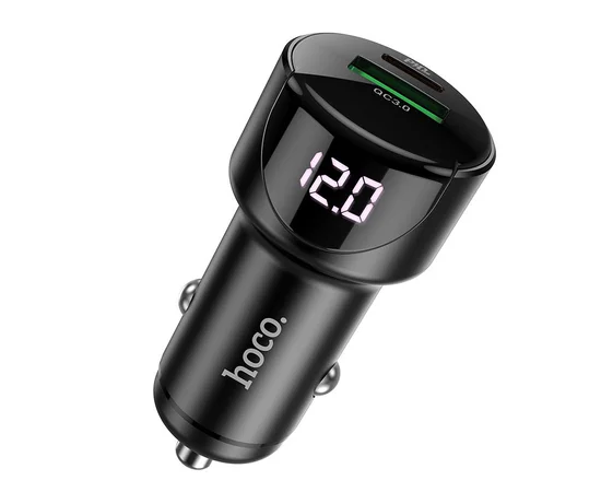 АЗП Hoco Z42 PD 20W + QC3.0 (1USB / 3A) Чорний