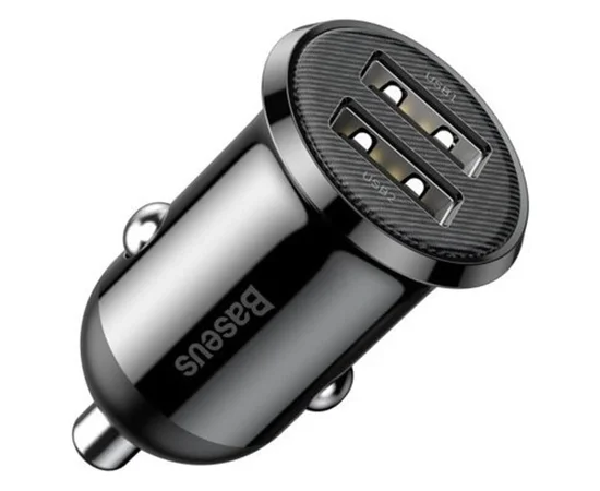 АЗУ Baseus Grain Pro (2USB 4.8A) (CCALLP) Чорний