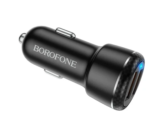АЗУ Borofone BZ17 QC3.0 (2USB/3A) + Type-C Черный
