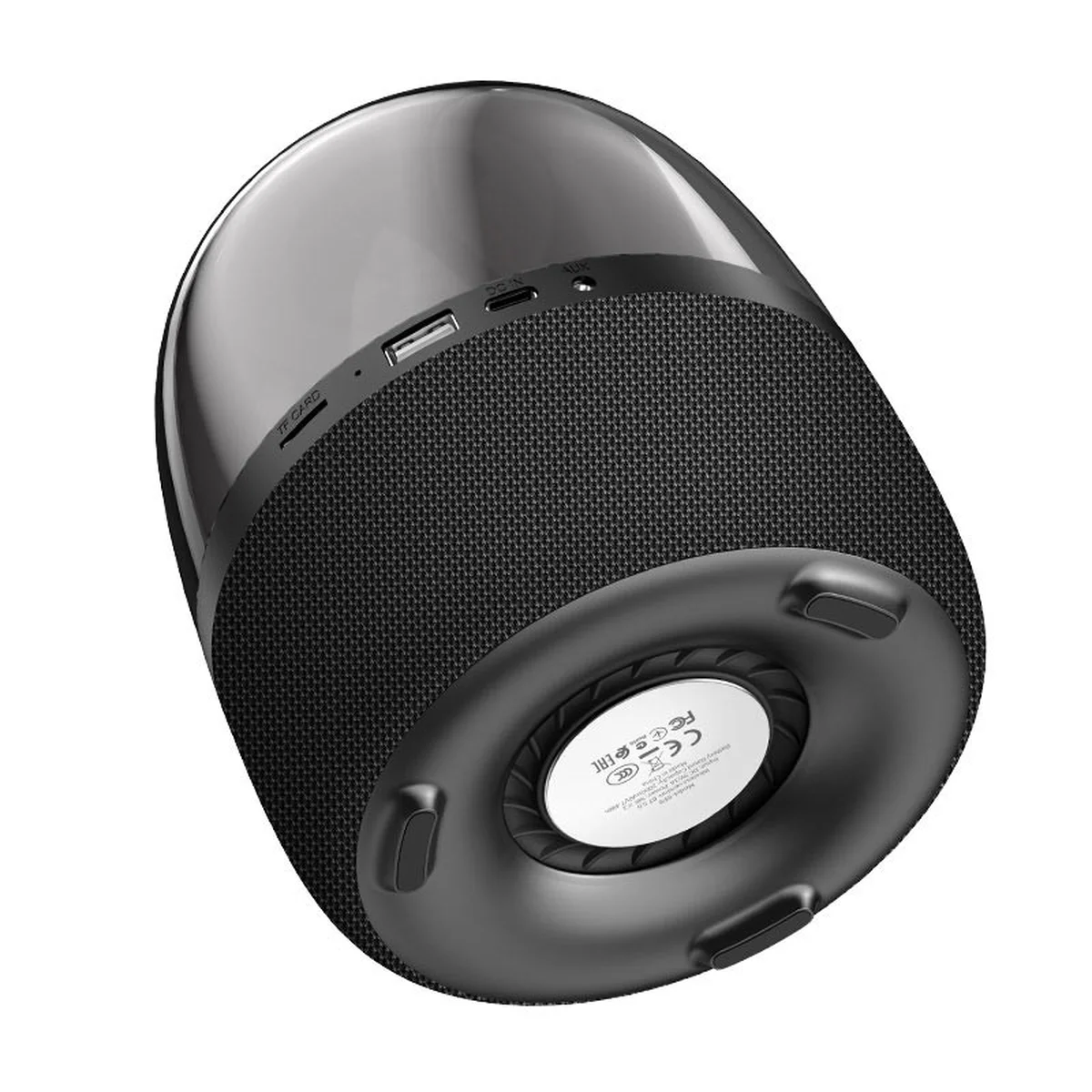 Bluetooth Колонка Borofone BP8 Glazed colorful luminous Чорний