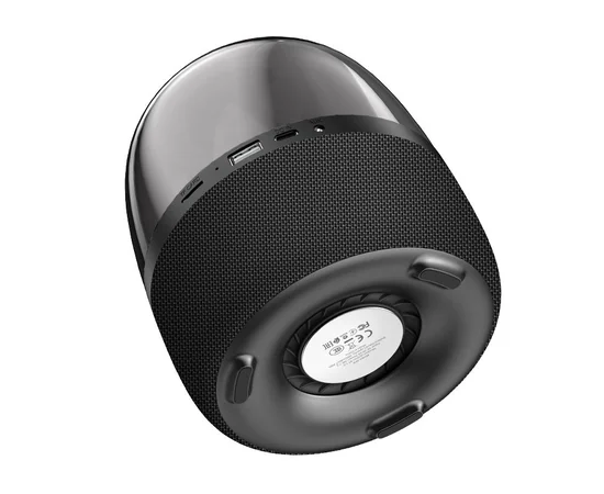 Bluetooth Колонка Borofone BP8 Glazed colorful luminous Чорний