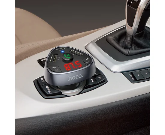 АЗУ FM модулятор HOCO E51 Черный