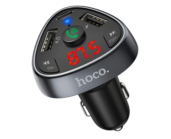 АЗУ FM модулятор HOCO E51 Черный